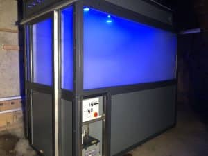 salle d’inhalation pour chevaux