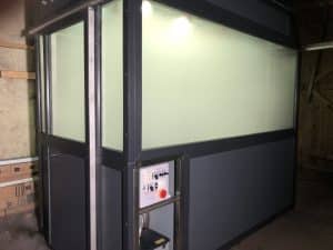salle d’inhalation pour chevaux
