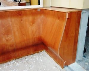 pare botte galbé okoumé peuplier